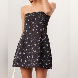 NWT floral strapless dress from Weworewhat